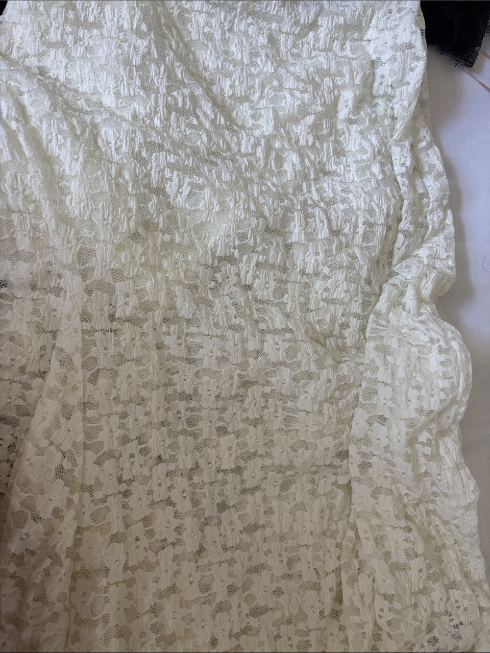 Zara White Lace Maxi Dress - Picture 9 of 9